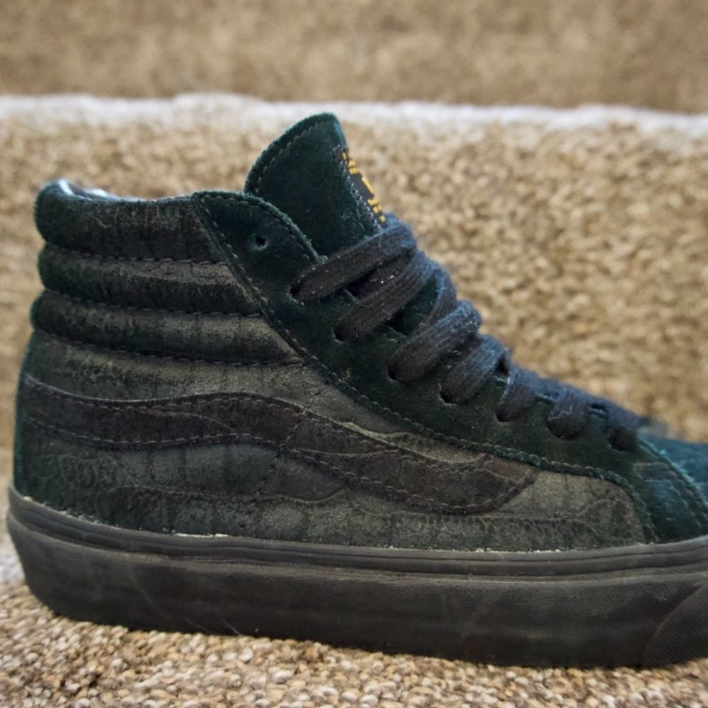 VANS VAULT OG Sk8-Hi LX WTAPS Black LE size 5.5 - Picture 2 of 7